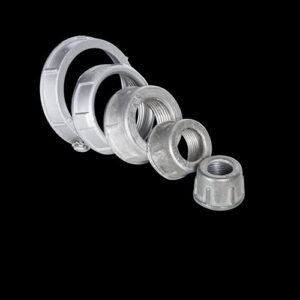 درپوش لوله فلزی آلومینیومی